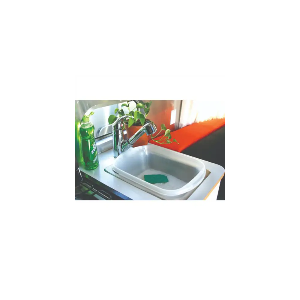 Dish Pan - fits in RV sink - White - CAM43516